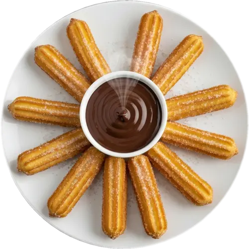 Churros con Chocolate