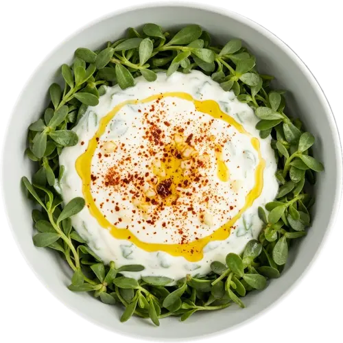 Semizotu Salatası (Purslane Salad)