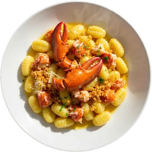 Pillowy Gnocchi with Lemony Lobster Sauce