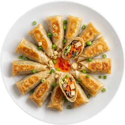 Crispy Rice Paper Dumplings