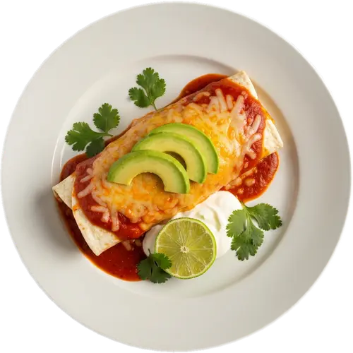 Enchilada-Style Burrito