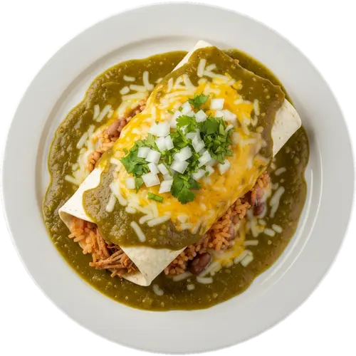 Smothered Green Chile Burrito