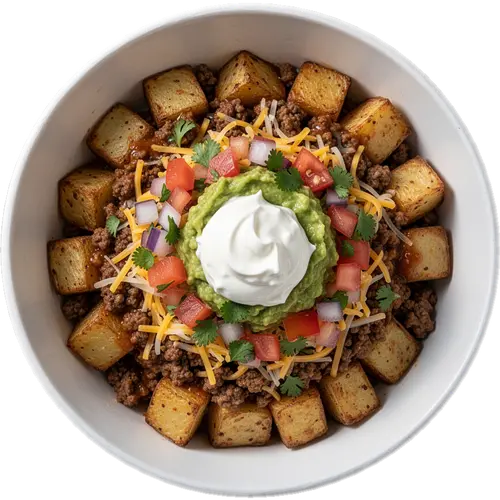 Soft Potato Taco Bowl
