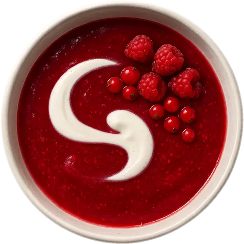 Rødgrød med Fløde (red berry pudding)