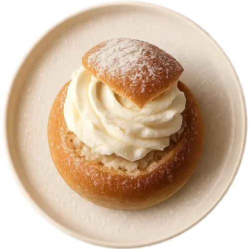 Semla (Swedish cream bun)
