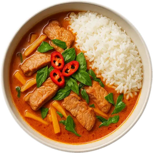 Gaeng Daeng (Red Curry with Pork)