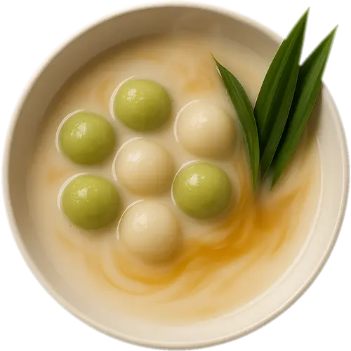 Bua Loi (Coconut Rice Balls)