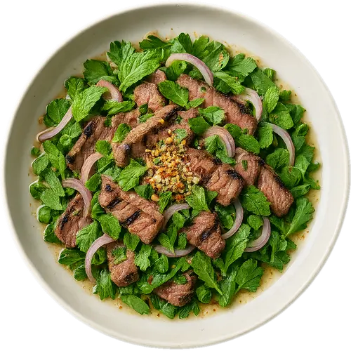 Nam Tok (Grilled Beef Salad)