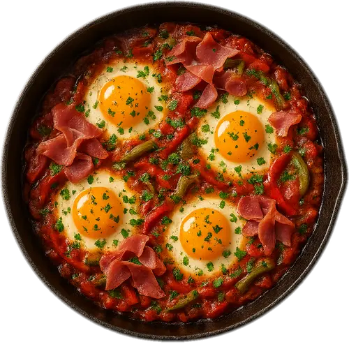 Piperade (pepper and egg dish)