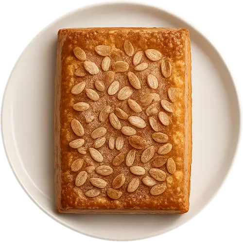 Pantxineta (custard-filled puff pastry)