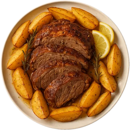 Arnaki me Patates (Lamb with Potatoes)