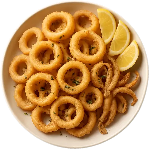 Kalamarakia Tiganita (Fried Squid)