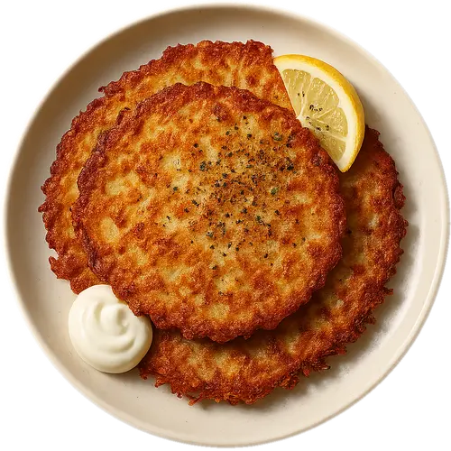 Bramborák (potato pancakes)