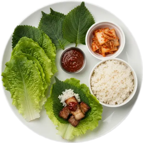Samgyeopsal with Lettuce Wraps