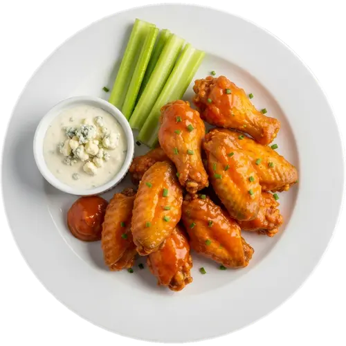 Buffalo Wings with Blue Cheese Dip