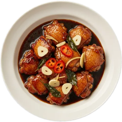 Three-Cup Chicken (Sanbeiji)